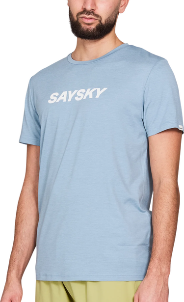 Majica kratkih rukava Saysky Saysky Logo Pace T-Shirt Plava | nmrss20c2010, 0