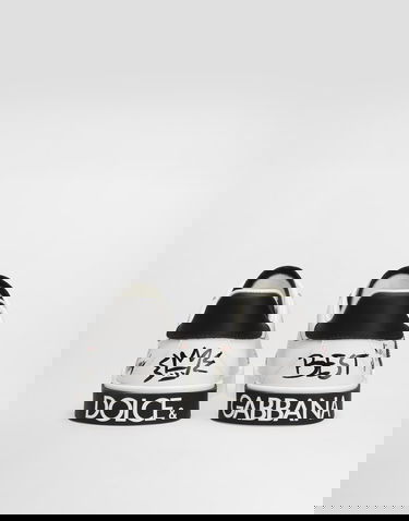 Tenisice i cipele Dolce & Gabbana Dolce & Gabbana Portofino Light Printed Calfskin Bijela | DA5312A3A17HWF57, 3