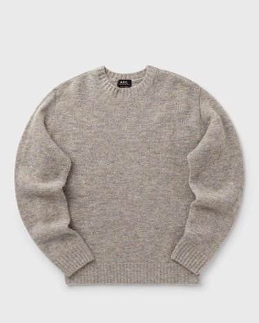 Džemper A.P.C. Lucas Brushed Alpaca Crewneck Siva | WOAOG-H23151-PLB, 3