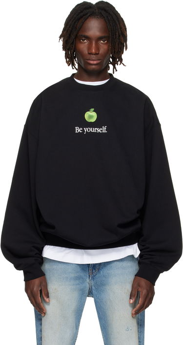 Dukserice VETEMENTS VETEMENTS 'Be Yourself' Oversized Sweatshirt Crna | UH76HD350B, 0