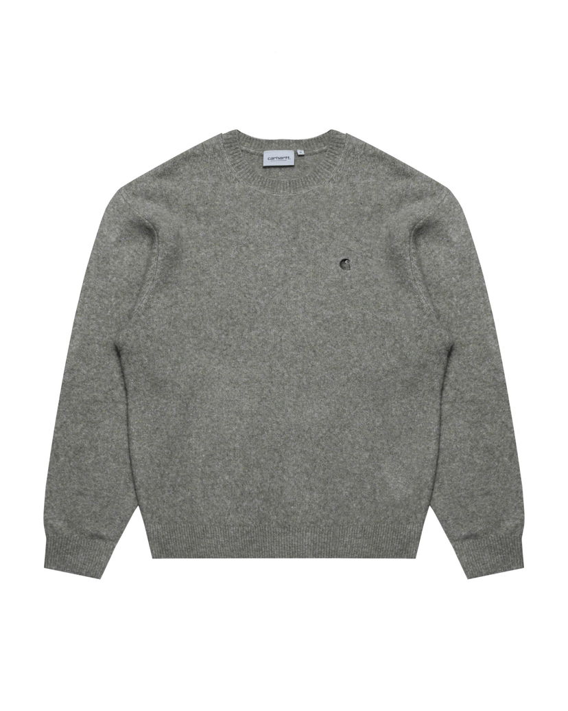 Džemper Carhartt WIP Carhartt WIP Curtis Knit Sweater Siva | I035394.3AZXX