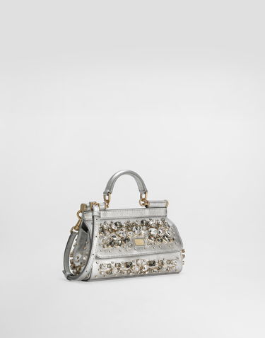Ručna torbica Dolce & Gabbana Dolce & Gabbana Sicily Small Jewelled Handbag Metalik | BB7116BH7438D708, 2