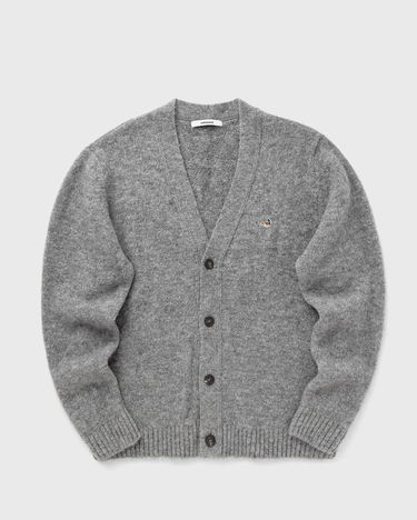 Džemper Edmmond Studios Duck Patch V-Neck Knit Cardigan Siva | 325-60-05850, 1