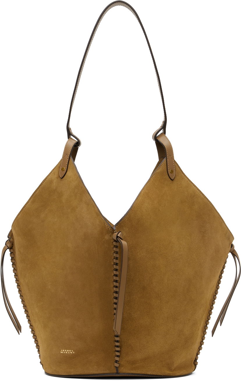 Tote bag ISABEL MARANT Isabel Marant Tampa Suede Shoulder Bag Smeđa | PM0066FA-C2C13M