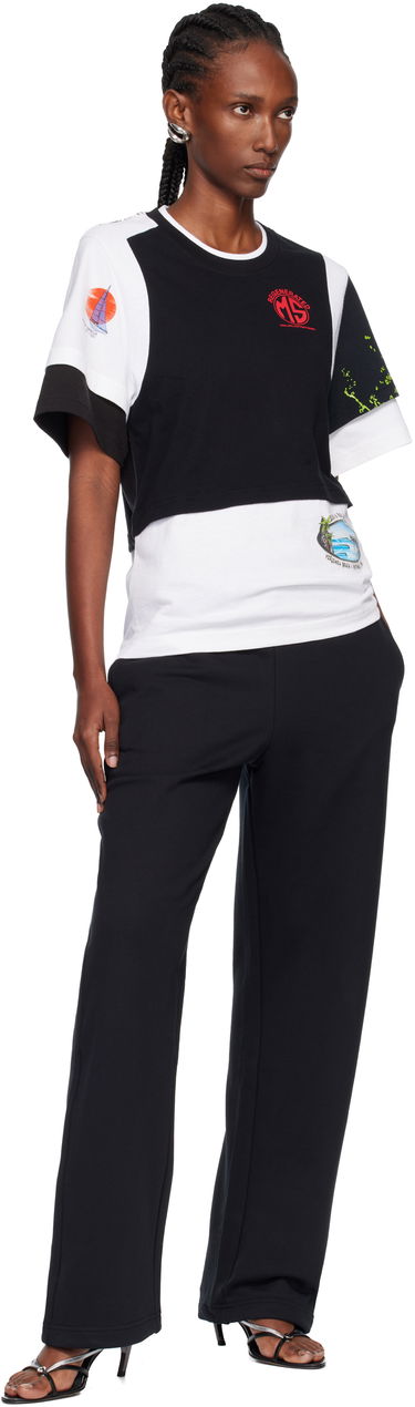 Majica kratkih rukava Marine Serre Regenerated Graphic Jersey Layered T-shirt Višebojno | MTT096AUJER0003, 3