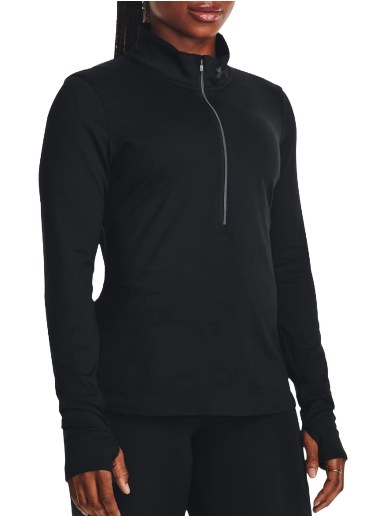 Dukserice Under Armour Qualifier Run ½ Zip Pullover Crna | 1379349-001