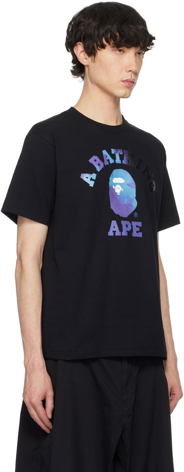 Majica kratkih rukava BAPE Tie Dye College Graphic T-Shirt Crna | 001TEK801032M, 1