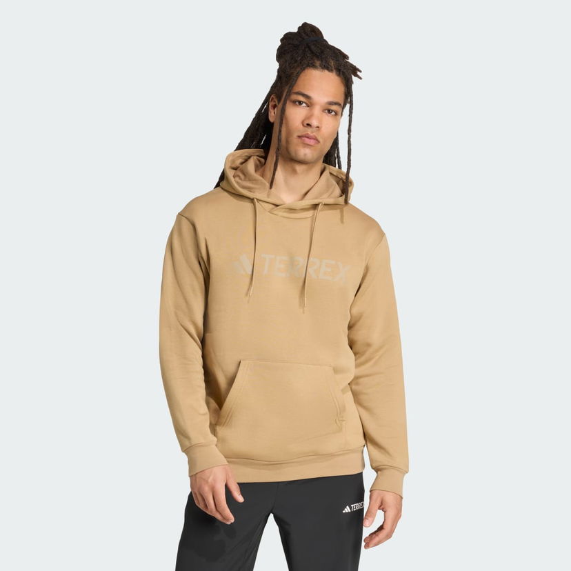 Dukserice adidas Performance Terrex Multi Large Logo Hoodie Bež | JM2821