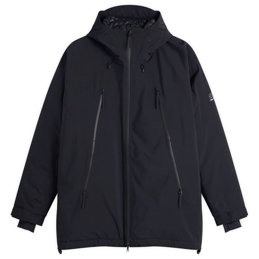 Kaputi Maison Margiela MM6 Maison Margiela x Salomon Technical Hooded Coat Crna | S52AM0341-M35594-900