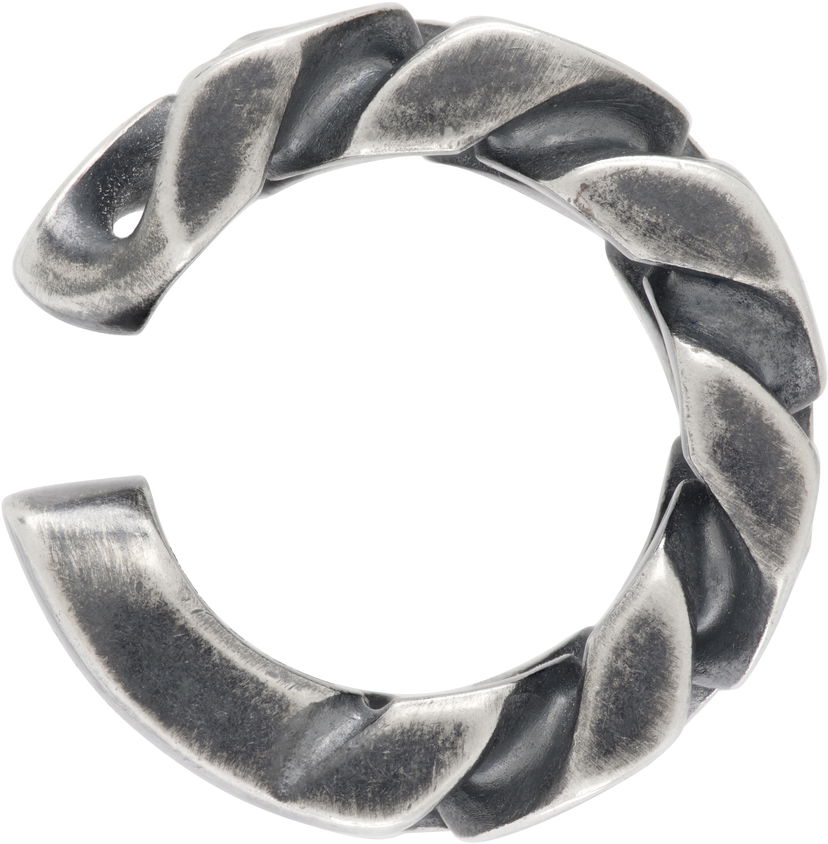 Naušnice Maison Margiela Chain Single Ear Cuff Metalik | SM6VG0101 SV0235