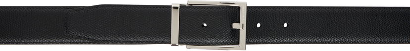 Pojasevi FERRAGAMO Reversible Belt With Rectangular Buckle Crna | 675158