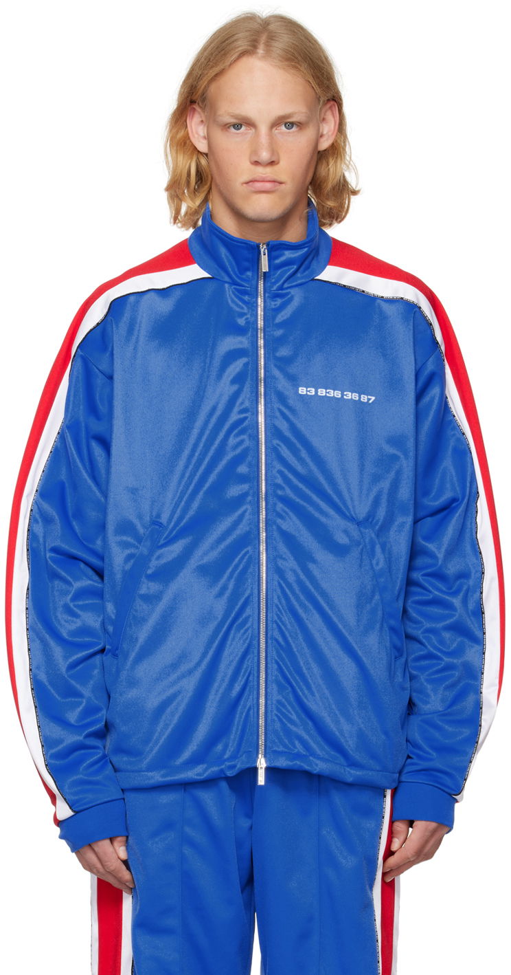 Trenerka VETEMENTS VTMNTS Stripe Track Jacket Plava | VL14AT100N