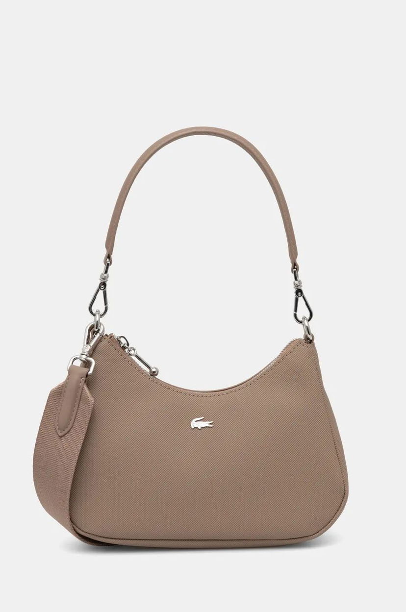 Torba za rame Lacoste Beige Shoulder Bag Bež | NF4756DZ