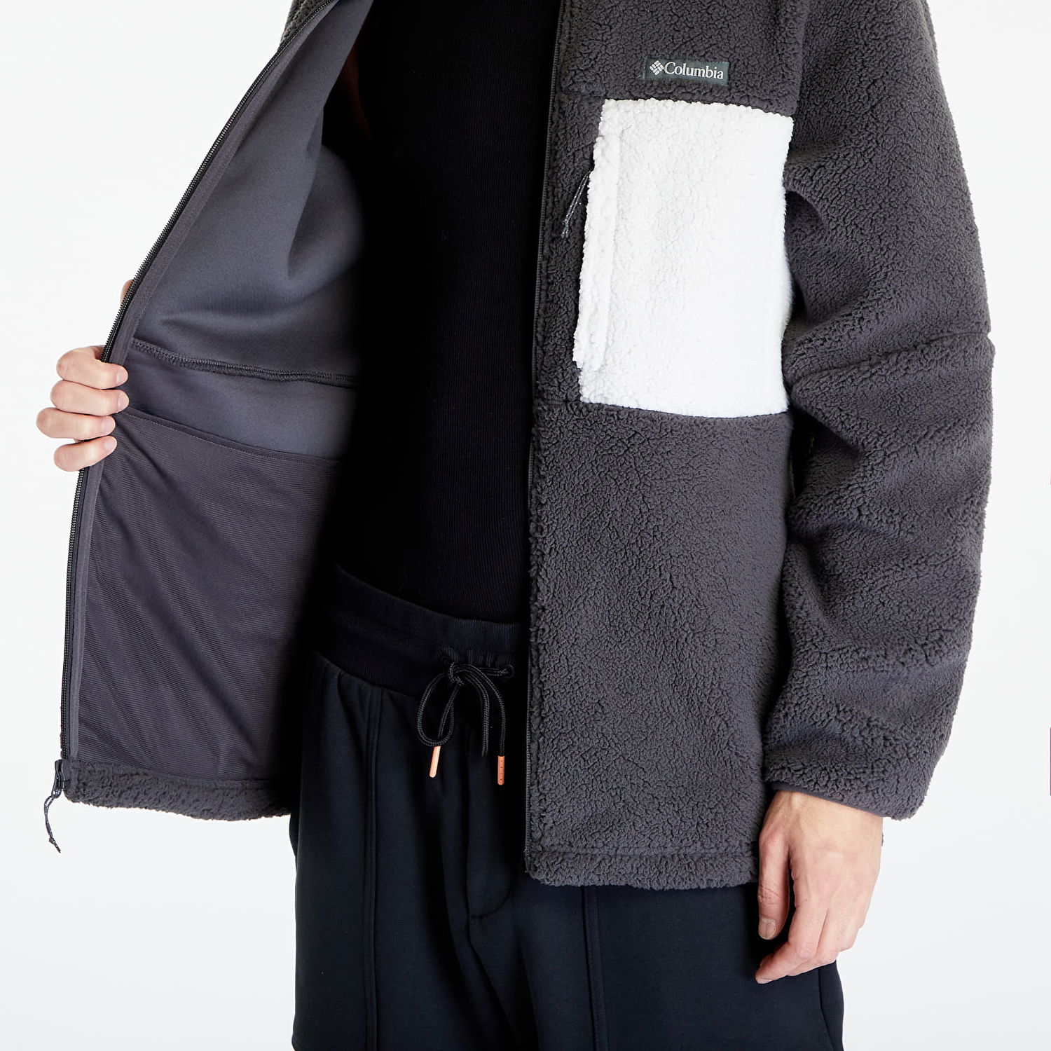 Jakna Columbia Mountainside Heavyweight Fleece Jacket Siva | 1911083-011, 1