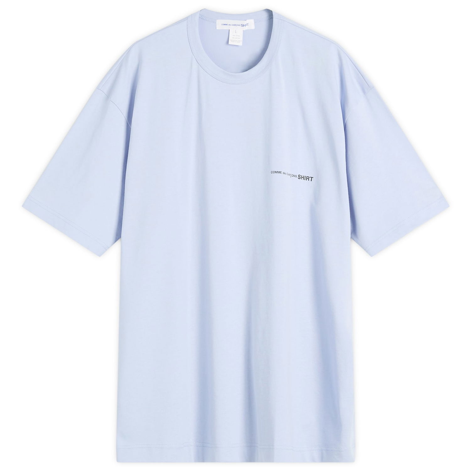 Majica kratkih rukava Comme des Garçons CDG SHIRT Logo T-Shirt, Size Small Plava | FO-T023-051-1, 1
