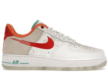 Tenisice i cipele Nike Air Force 1 Low '07 PRM "Just Do It White Red Teal" Bež | FD4205-161, 0