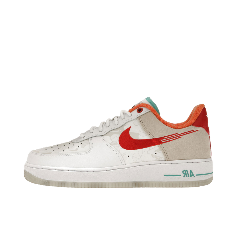 Tenisice i cipele Nike Air Force 1 Low '07 PRM "Just Do It White Red Teal" Bež | FD4205-161