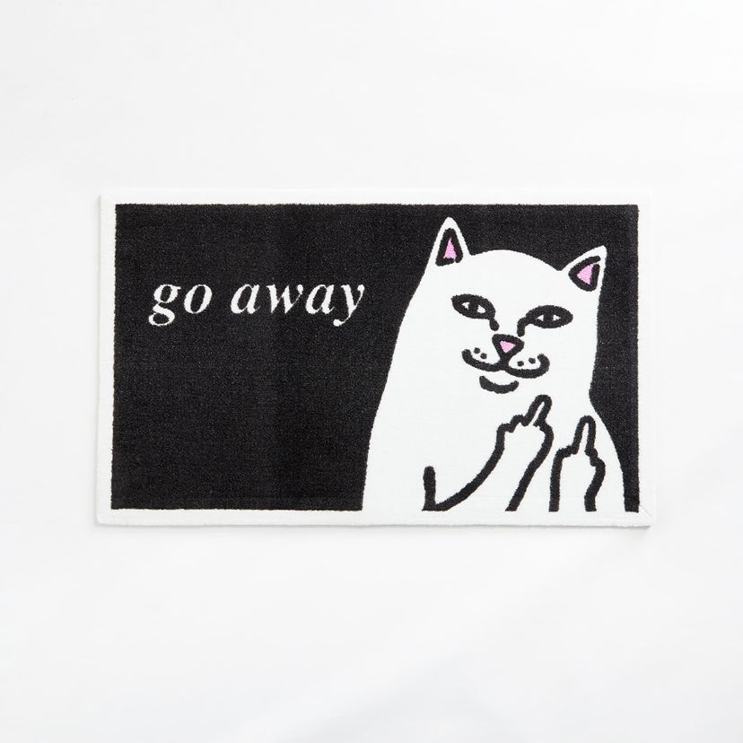 Home decor RIPNDIP Go Away Rug Crna | RND0641N