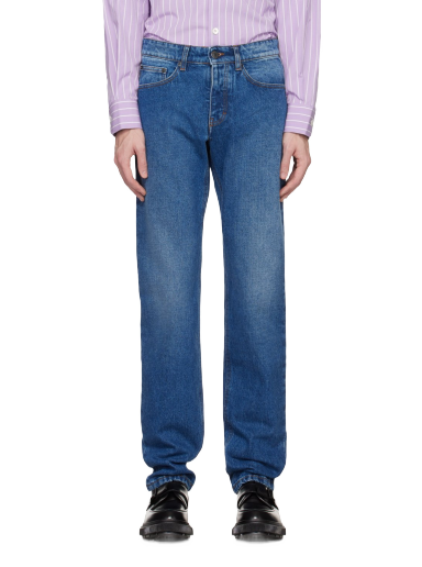 Jeans AMI Classic Fit Jeans Tamnoplava | HTR001.601