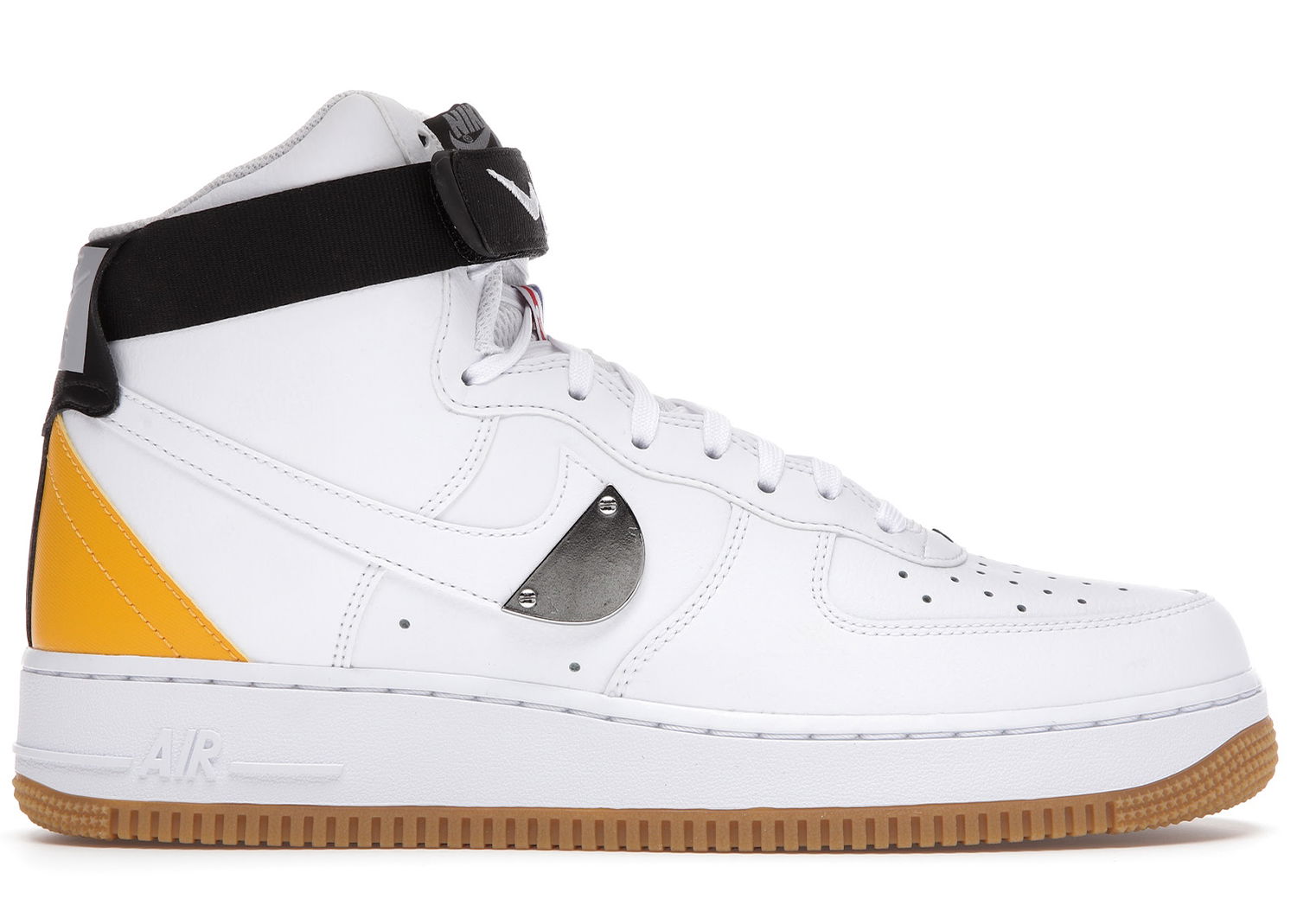 Tenisice i cipele Nike Air Force 1 High NBA White University Gold Bijela | CT2306-101, 0