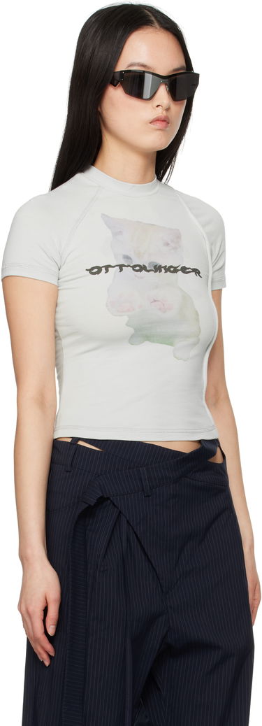 Majica kratkih rukava Ottolinger Ottolinger Deconstructed Kitten T-Shirt Siva | 115-102015-01, 4