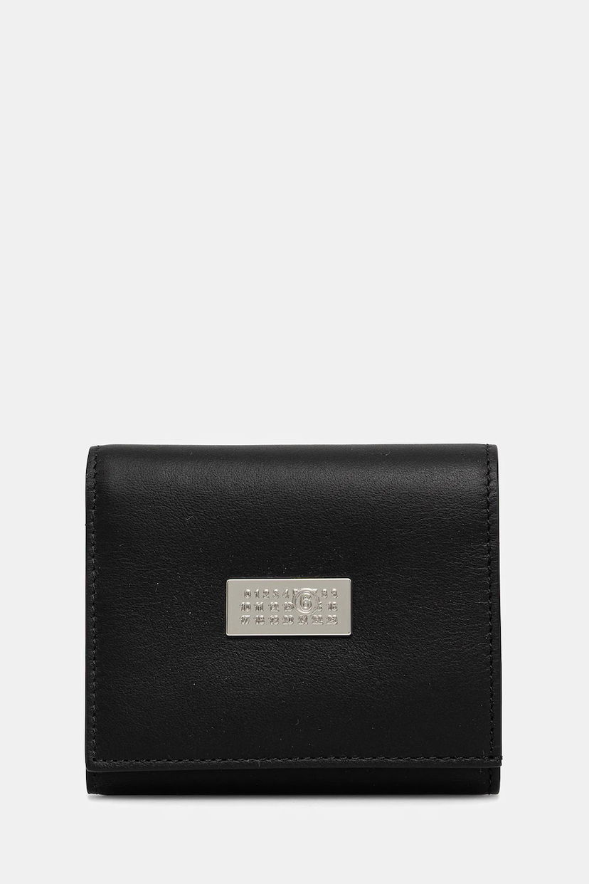 Novčanik Maison Margiela MM6 Maison Margiela Numeric Logo Leather Wallet Crna | SA6UI0030.P8332.T8013