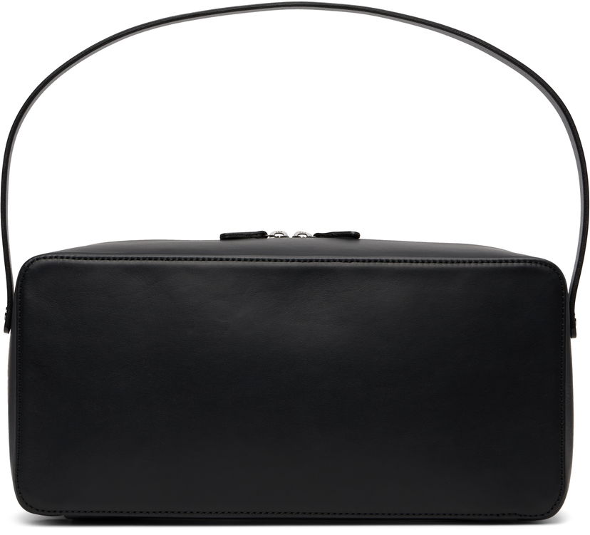 Ručna torbica AURALEE AURALEE AETA Edition Square Leather Bag Crna | A25AB01AE