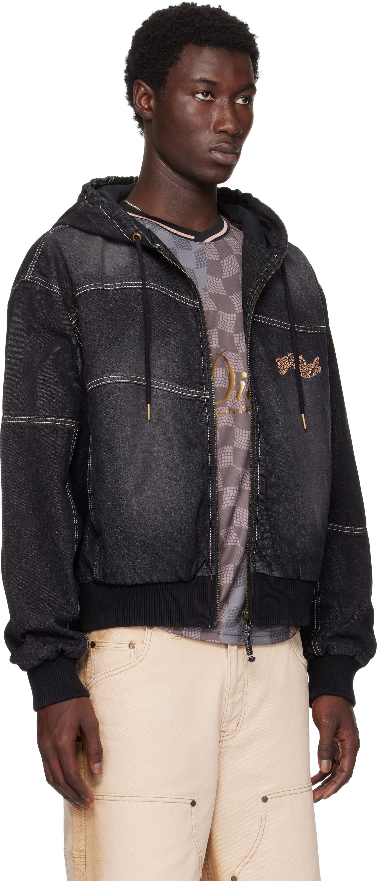 Jakna Dime Dime Hooded Utility Jacket Crna | DIMESU251BLK, 1