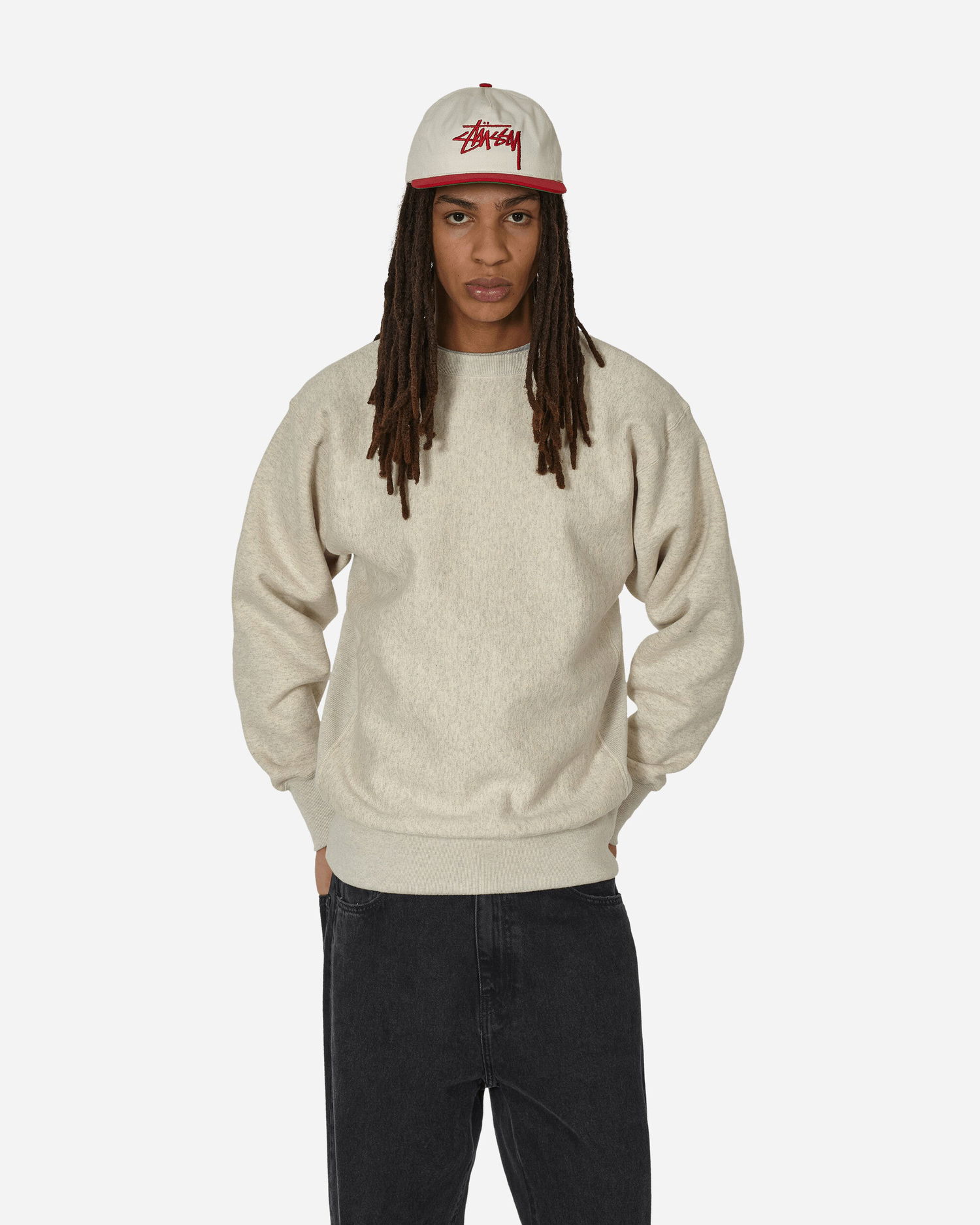 Dukserice Champion Made in Japan Crewneck Sweatshirt Gray Melange Bež | C3-Q042 SILVERGRAY, 1