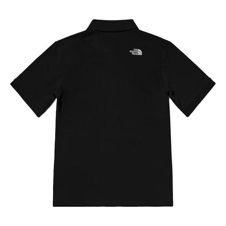 Polo majica The North Face Logo Pique Polo Shirt Crna | NFOA7WE8-JK3