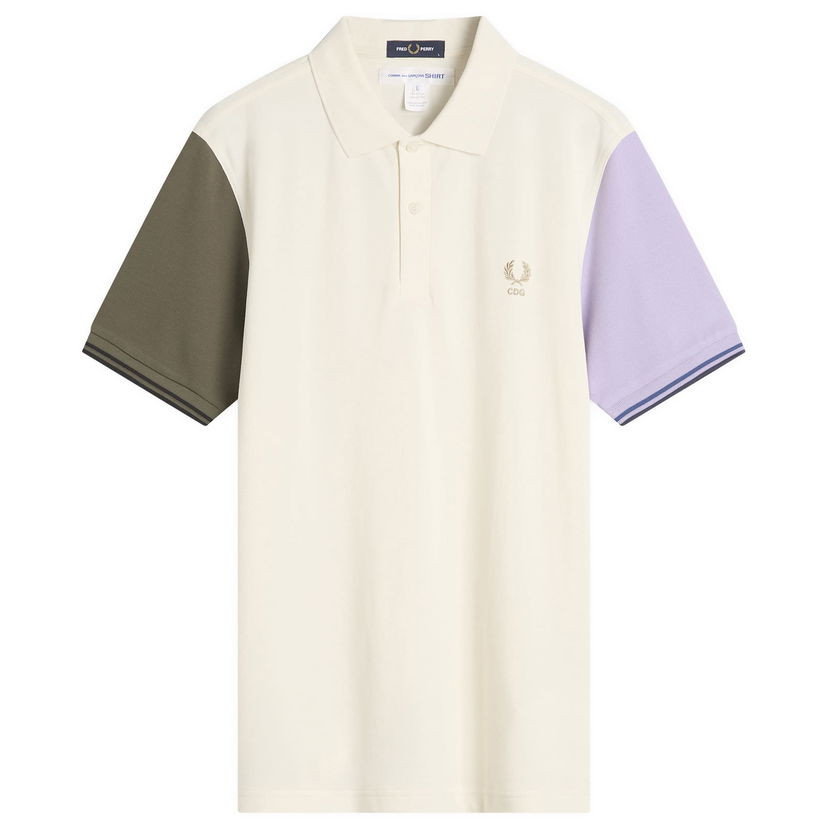 Polo majica Comme des Garçons SHIRT X Fred Perry Polo Shirt Bež | FP-T504-051-1