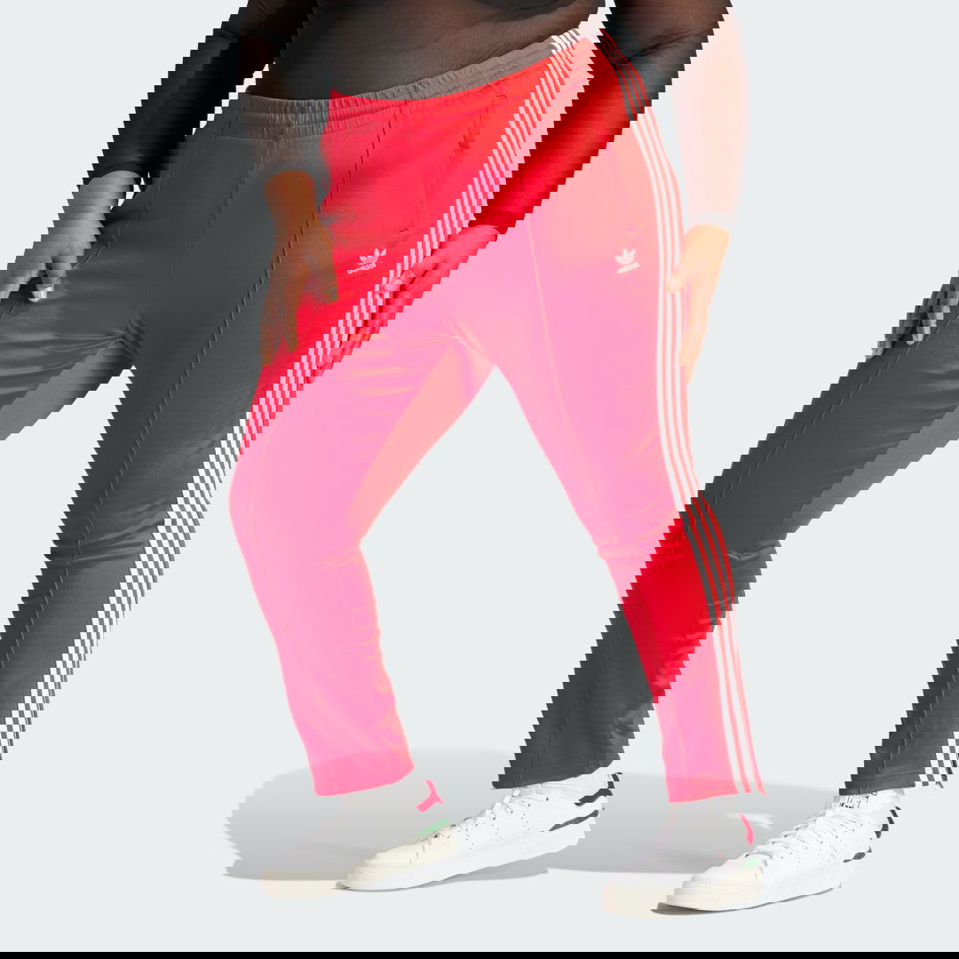 Trenirka adidas Originals Adicolor SST Track Pants (Plus Size) Crvena | IL9048, 1