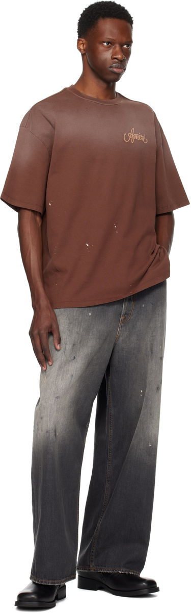 Majica kratkih rukava AMIRI AMIRI Design Studio T-Shirt Smeđa | AMJYTE1213, 3