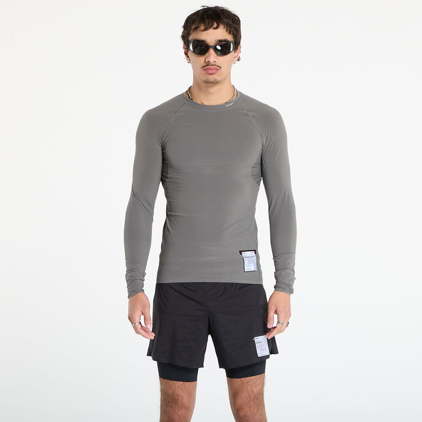 Majica kratkih rukava Satisfy Satisfy Justice CoffeeThermal Base Layer Top Siva | 11010-DN