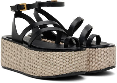 Njega cipela Max Mara Max Mara Biarritz Platform Sandals Crna | 2345210338600, 3