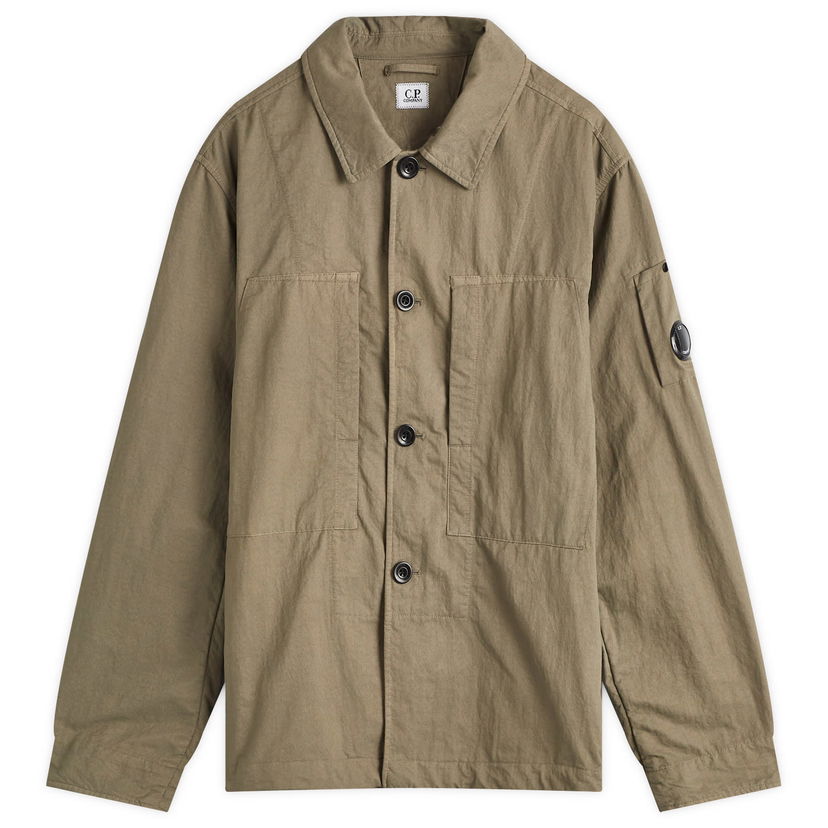 Košulja C.P. Company Nylon Overshirt Walnut Smeđa | 17CMOS157A-110201G-359