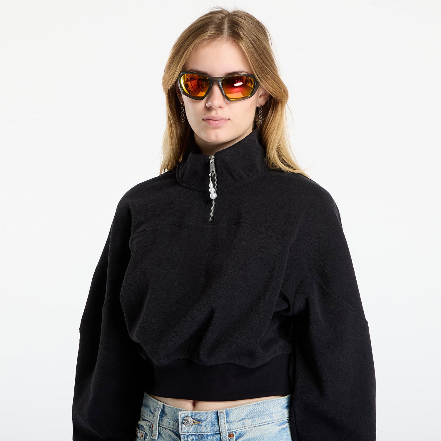 Dukserice Jordan Jordan Flight Fleece Quarter-Zip Top Crna | HV0326-010, 1