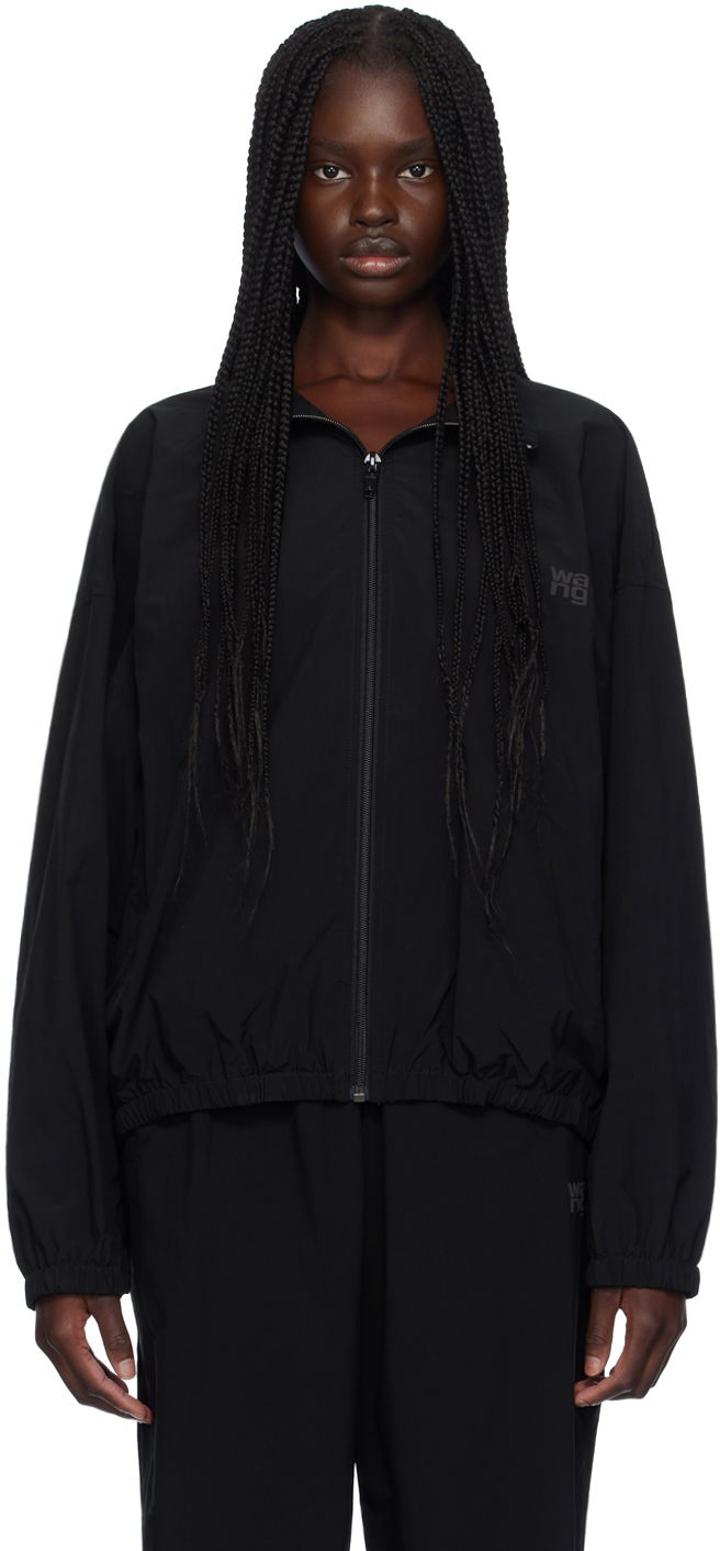 Vjetrovka Alexander Wang Coaches Track Jacket by Crna | 4WC3232071