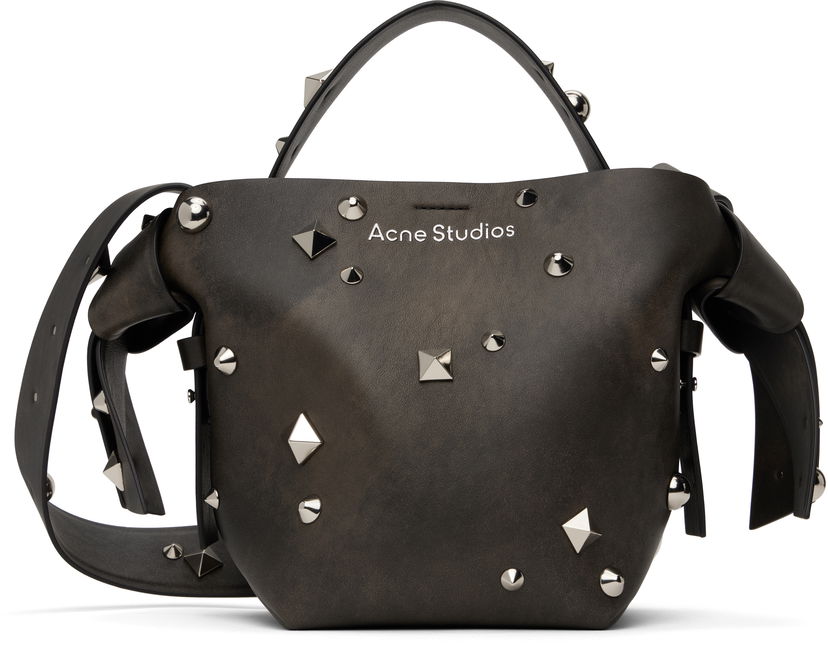 Torba za rame Acne Studios Midi Shoulder Bag Smeđa | A10330-