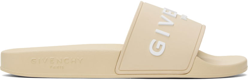Dodaci Givenchy Givenchy Embossed Pool Slides Bež | BE3076E1KU270