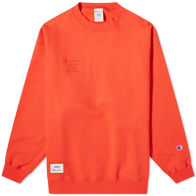 Džemper Champion x WTAPS Crew Sweat Orange Narančasta | C8-Z018-840