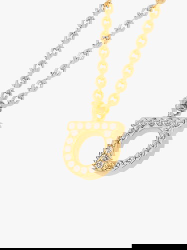 Ogrlica FERRAGAMO Ferragamo Gancini Crystal Necklace Metalik | 760132696657STRASS, 1