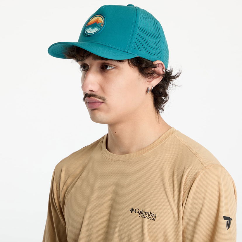 Kapa Columbia Columbia Mountaincap™ 3D Stretch Snap Back Cap Tirkiz | 2105091364