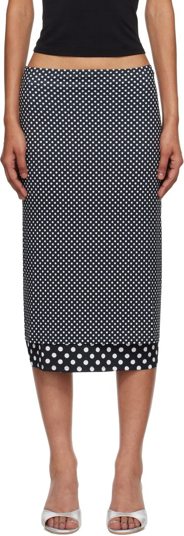 Suknja Miaou Miaou Maria Polka Dot Maxi Skirt Crna | 4064VISBWP, 0