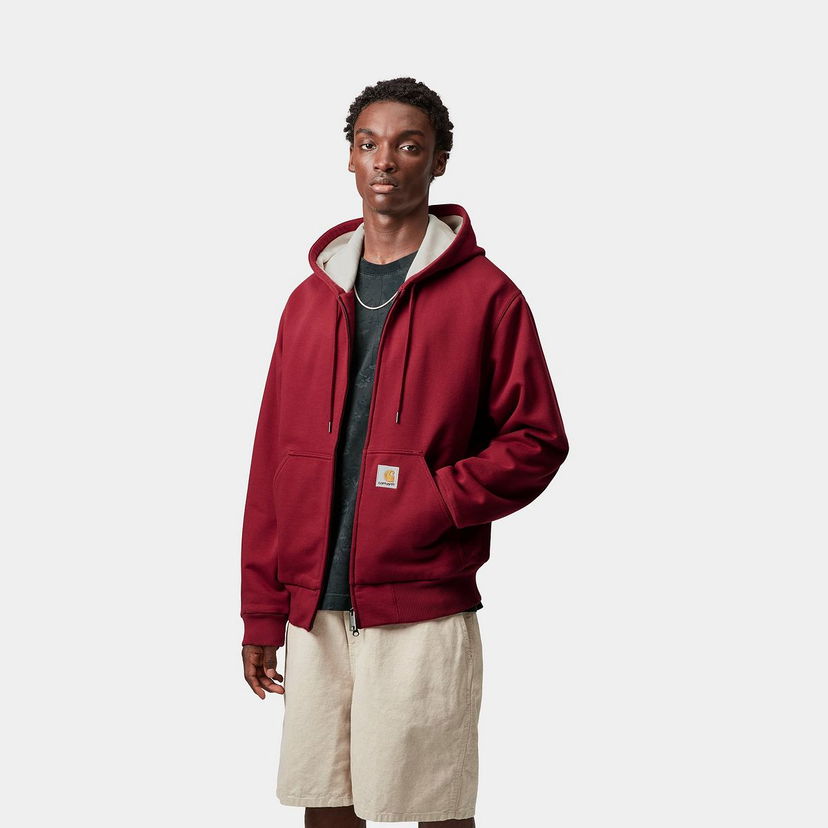 Dukserice Carhartt WIP Carhartt WIP Active Sweat Jacket Crvena | I035602_4