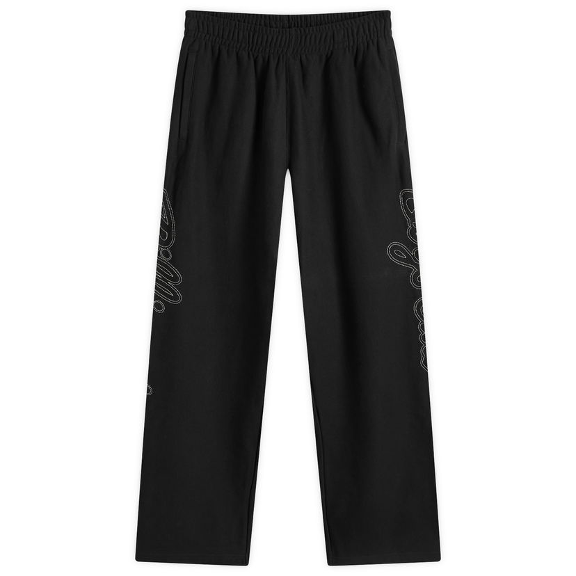 Trenirka BILLIONAIRE BOYS CLUB Script Logo Chainstitch Wide Leg Sweatpants Crna | B24418-BLK