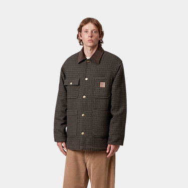 Kaputi Carhartt WIP Lowis Chore Coat Houndstooth Višebojno | I035344_9, 2