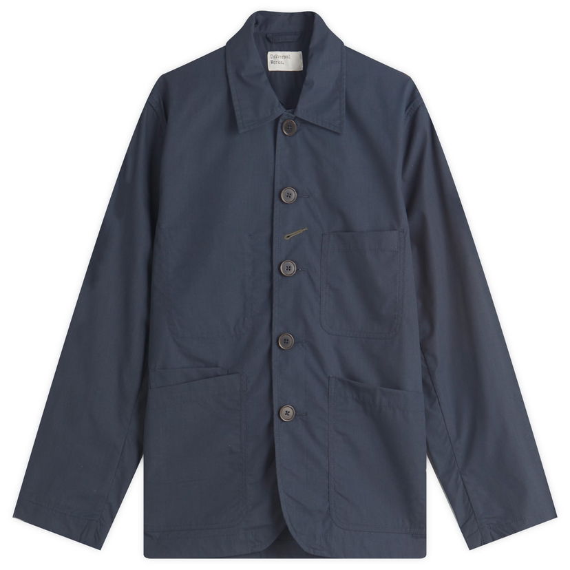 Jakna Universal Works Universal Works Recycled Poly Tech Bakers Jacket, Size Large Tamnoplava | 32103-NVY