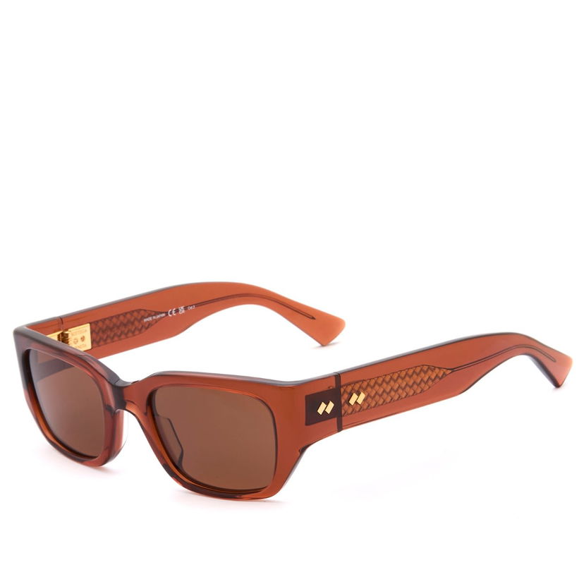 Sunčane naočale Bottega Veneta Bottega Veneta Intrecciato Wirecore BV1400S Sunglasses Smeđa | BV1400S-003