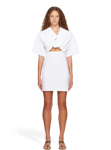 Majica kratkih rukava Jacquemus Le Chouchou 'La Robe T-Shirt Bahia' Mini Dress Bijela | 23H233DR088-2003